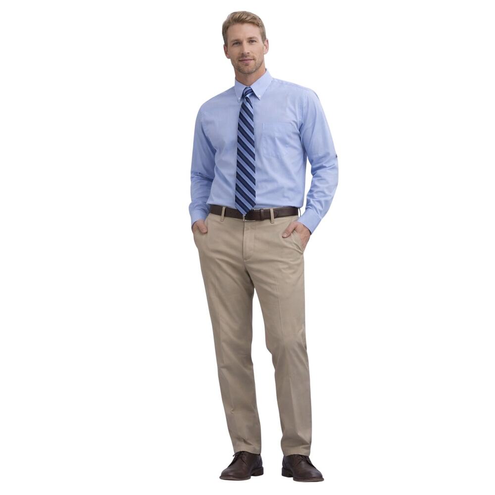 Tom James Khaki Dress Pants Men’s Size 34 x 29.5